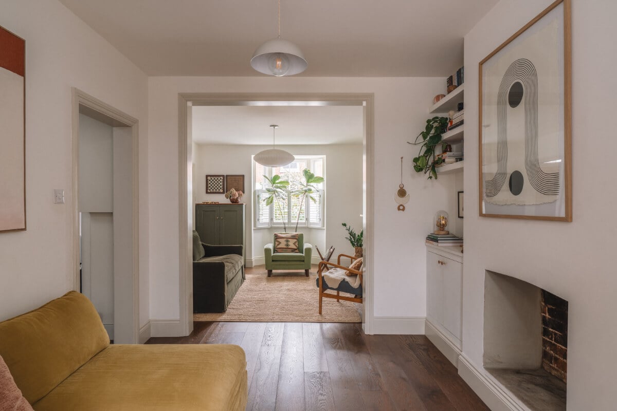A Kitchen with Terracotta Tiles in a Renovated English Home 7 double reception room