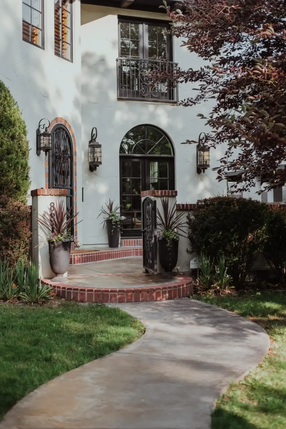 Mediterranean Elegance Meets Modern Living in the Heart of Bonnie Brae 2 entry spanish style house