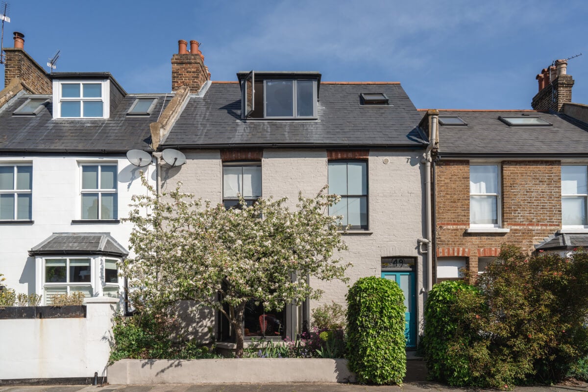 An Edwardian House with Muted Tones, Natural Materials, and a Landscaped Garden 28 exterior london home