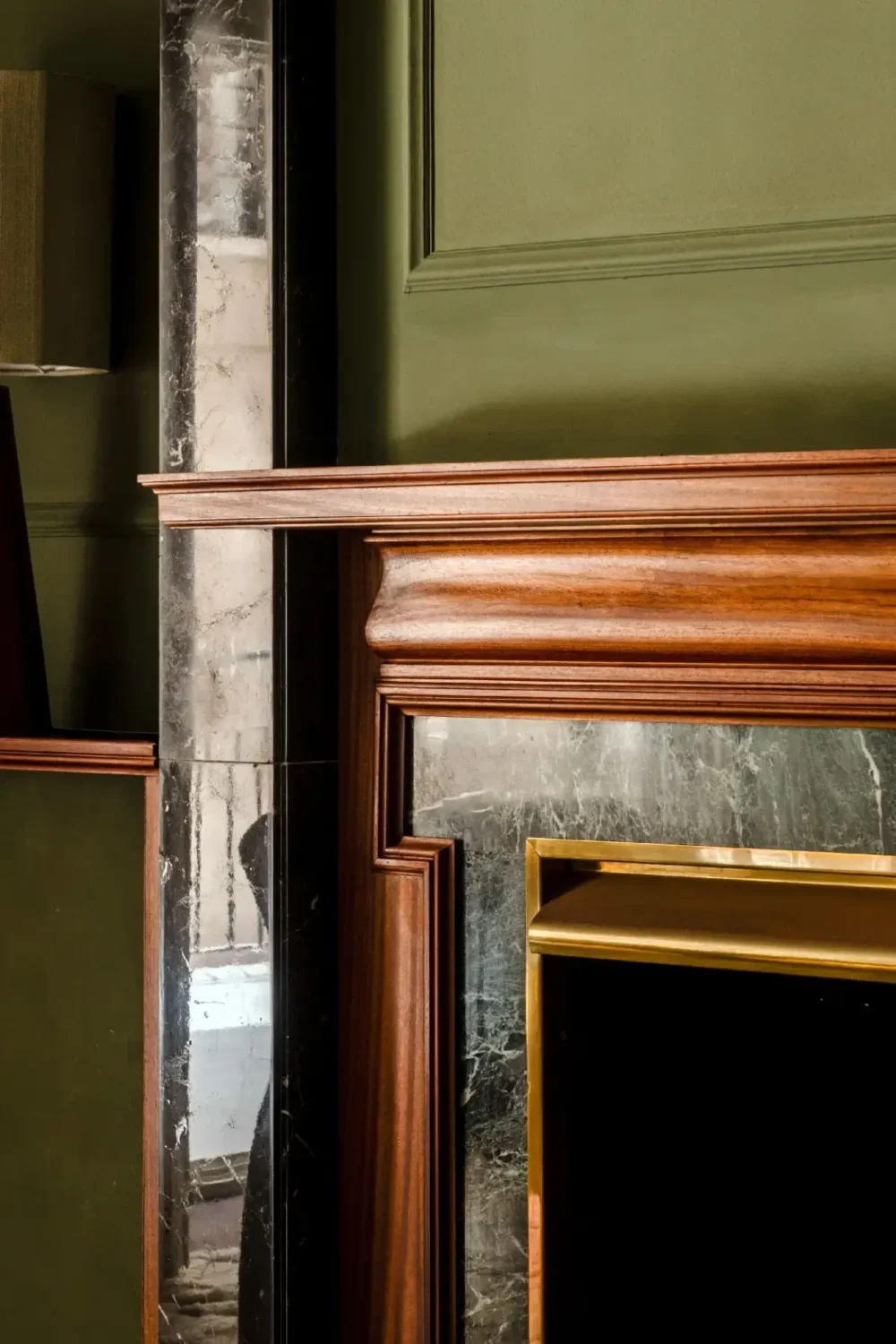 A Luxurious Palma Residence Where Historic Charm Meets Modern Elegance 4 fireplace detail