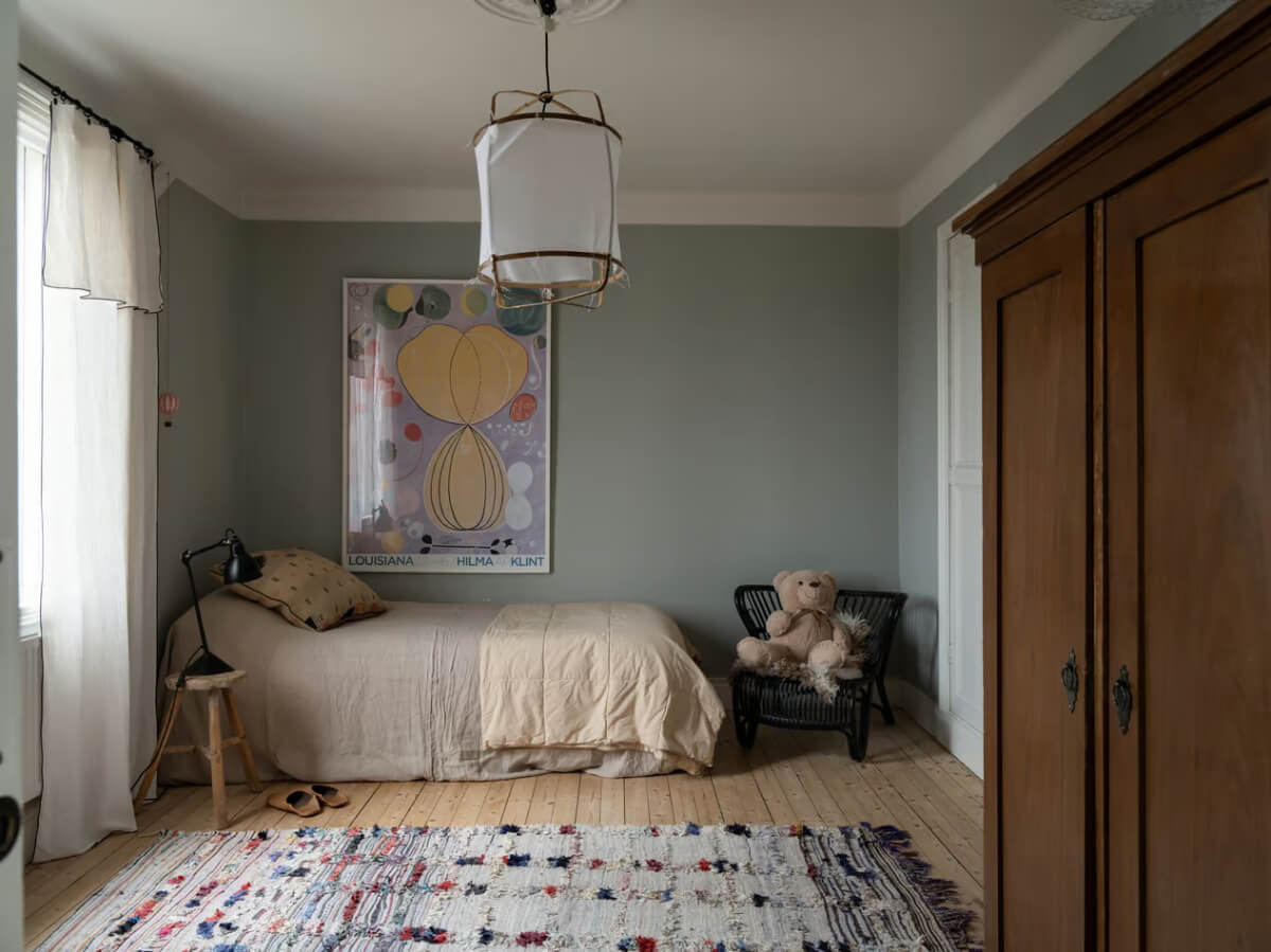 Artilleriet Co-Founder is Selling Her Art Nouveau Villa in Sweden 27 kids bedroom