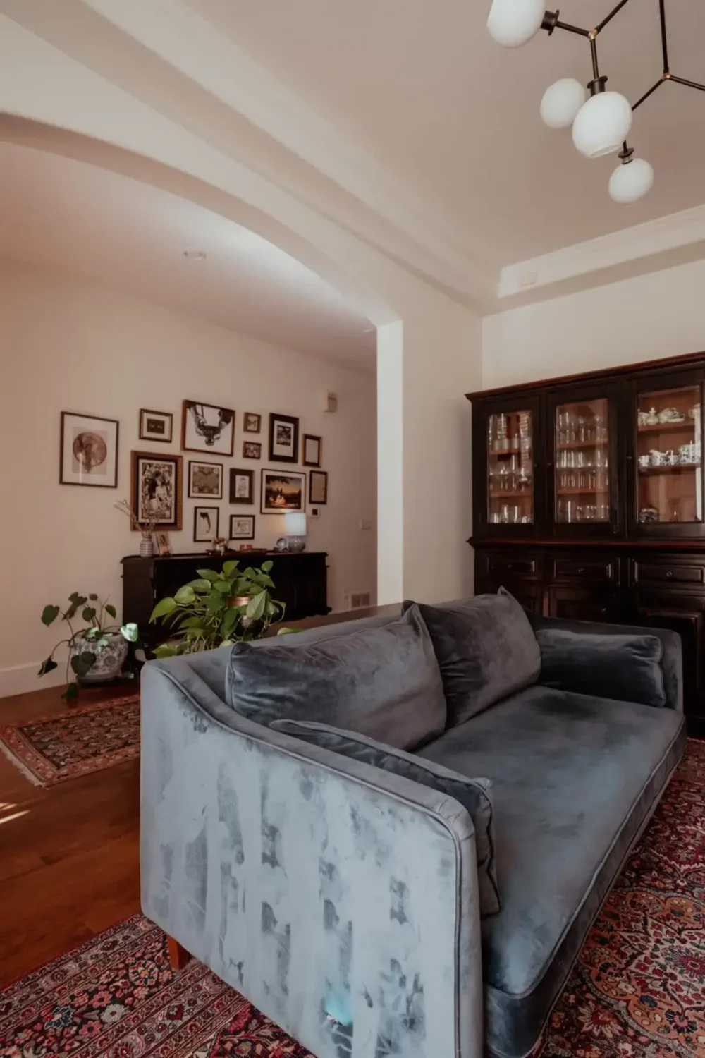 Mediterranean Elegance Meets Modern Living in the Heart of Bonnie Brae 6 living room large rug