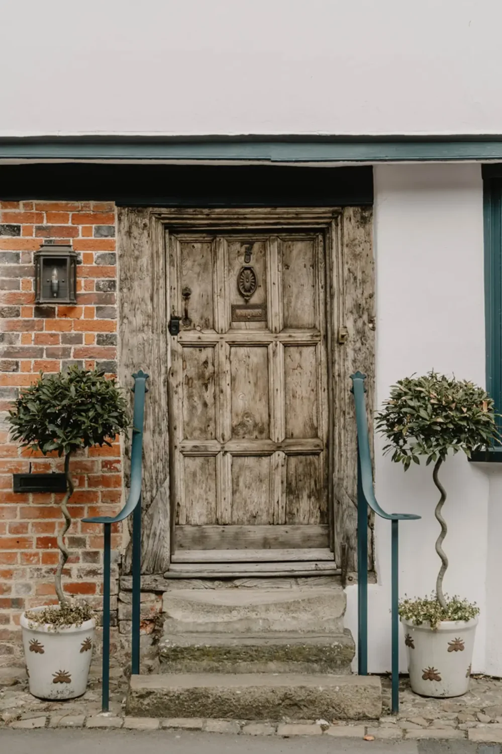 Serene Colors and Historic Elements in an Elizabethan Home in Wiltshire 30 rustic front door elizabethan house