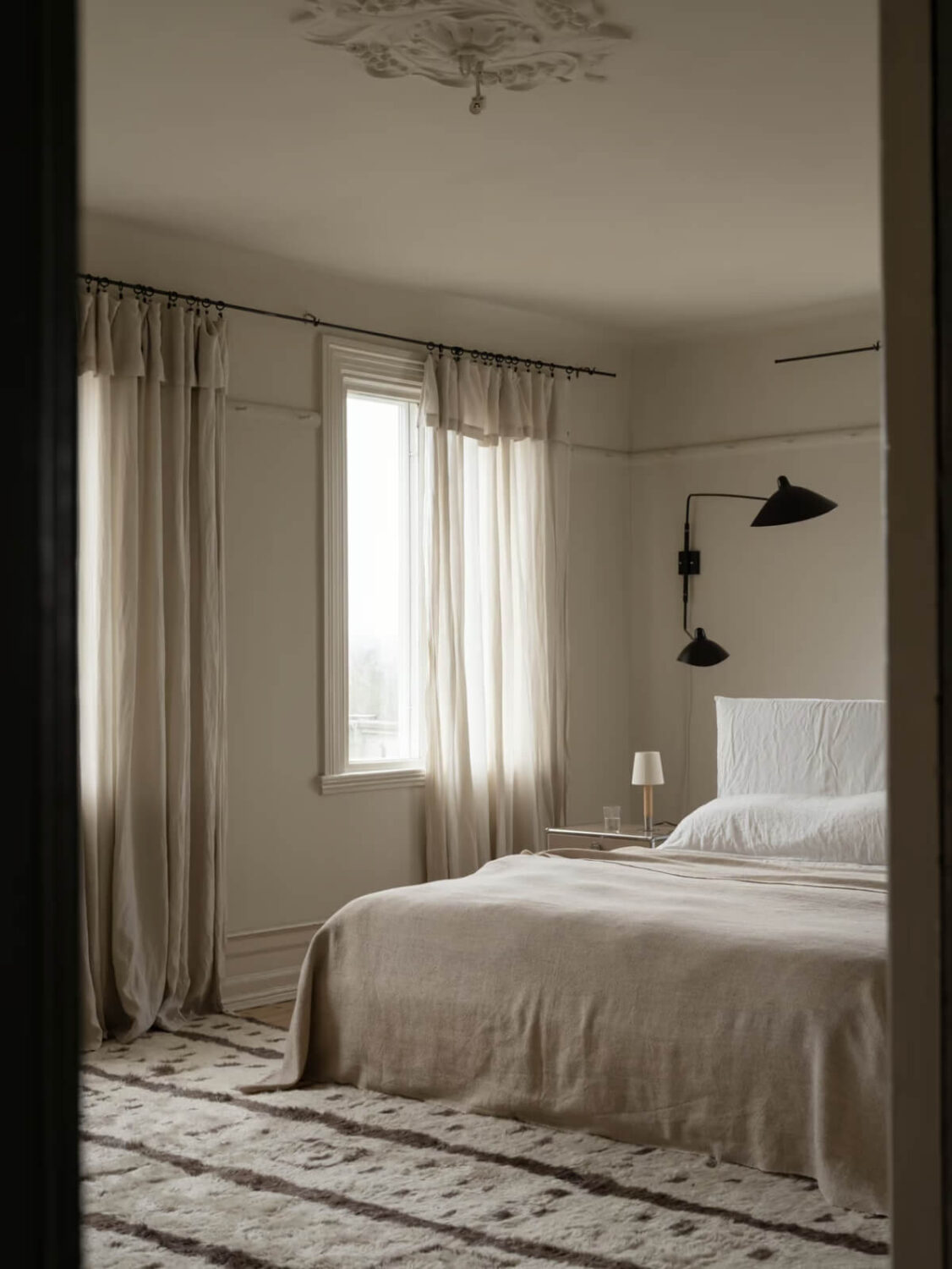 Artilleriet Co-Founder is Selling Her Art Nouveau Villa in Sweden 24 serene bedroom