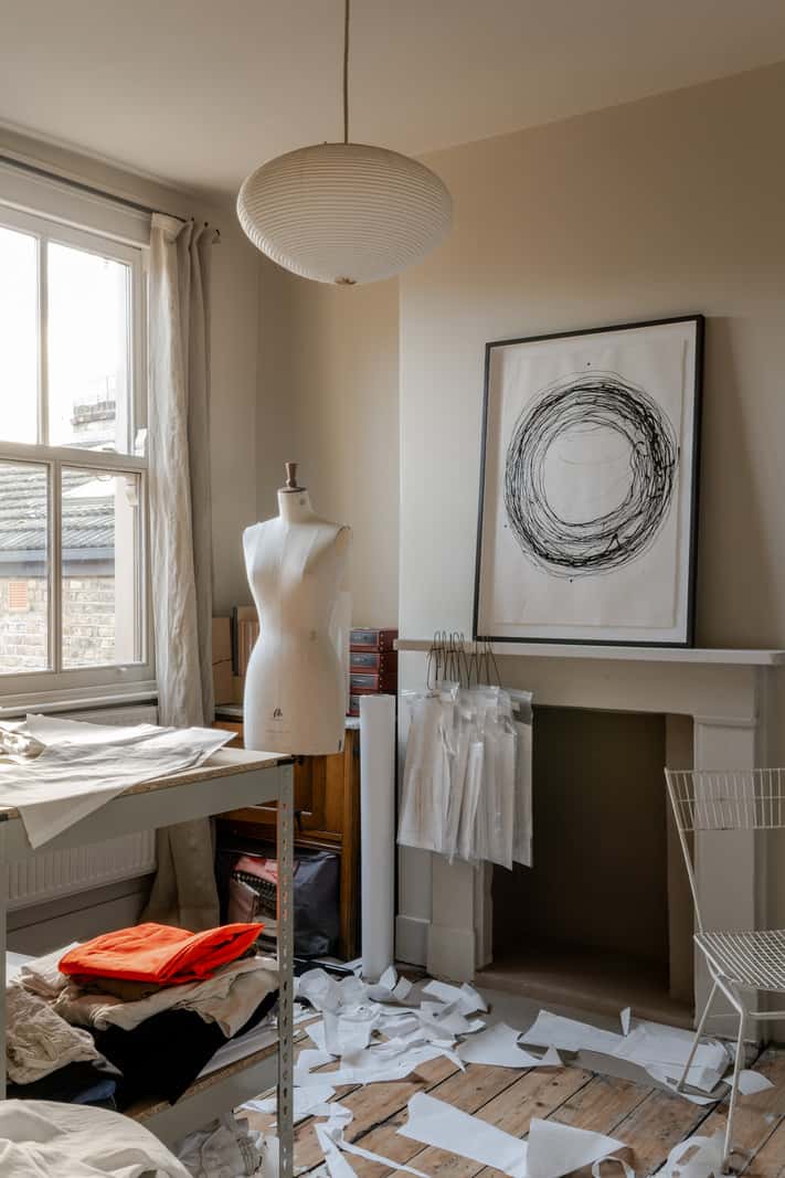 Natural Materials and Period Features in a Restored Victorian House 17 sewing room