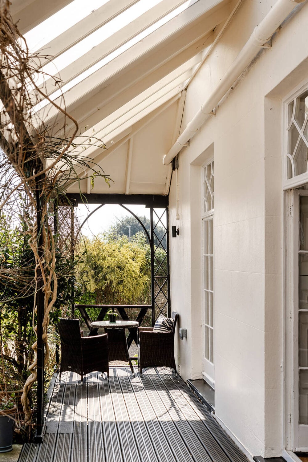 A Grand Georgian Home with Views of the Jurassic Coast 20 veranda