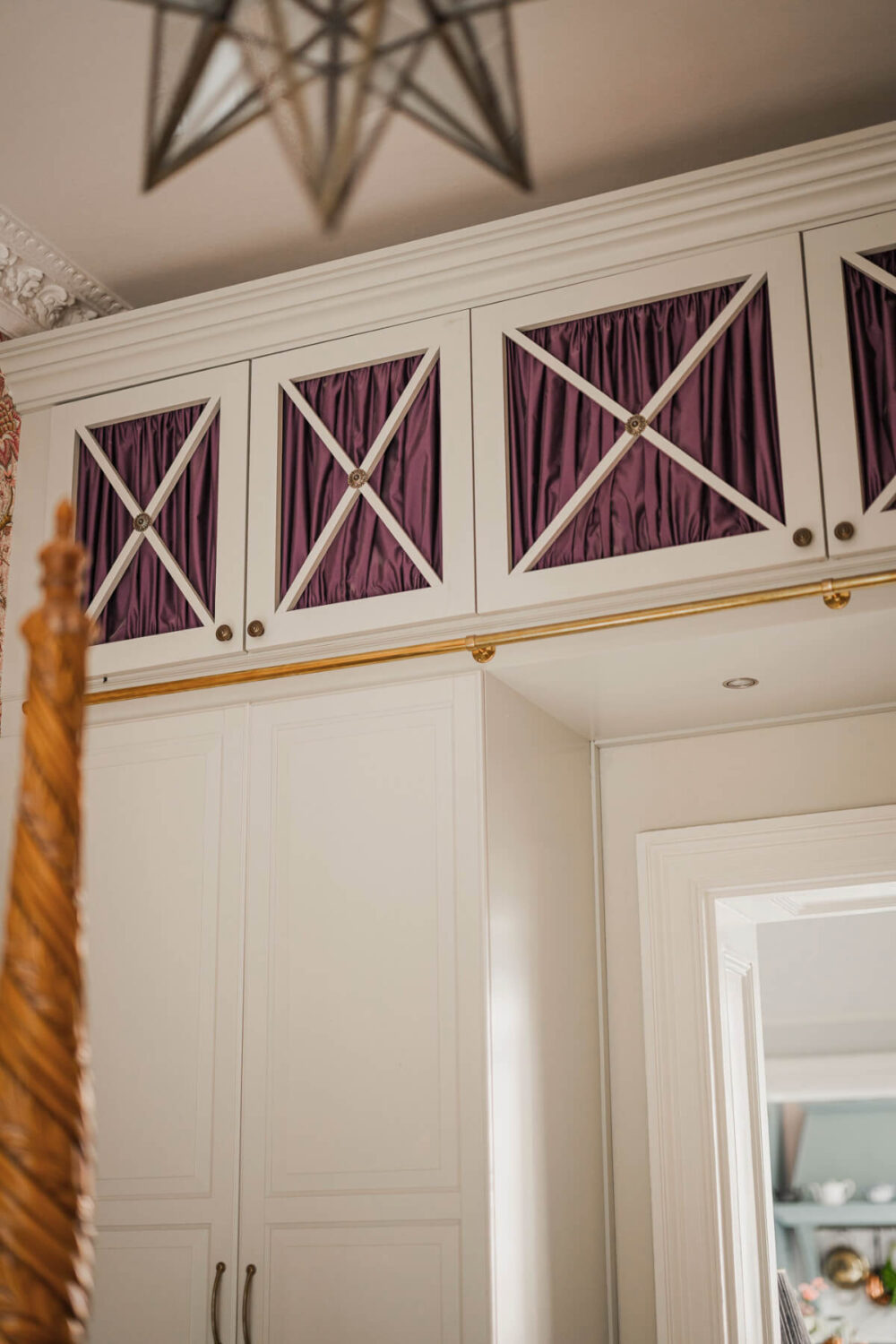 A Spectacular Kitchen and Antiques in a Late 19th-Century Apartment 25 wardrobes detail