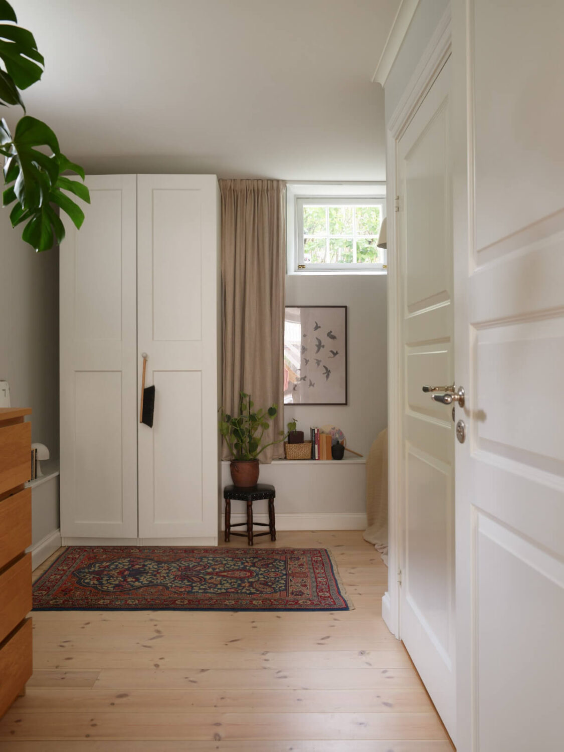 A Stylish Basement Apartment with a Private Terrace 17 basement apartment bedroom