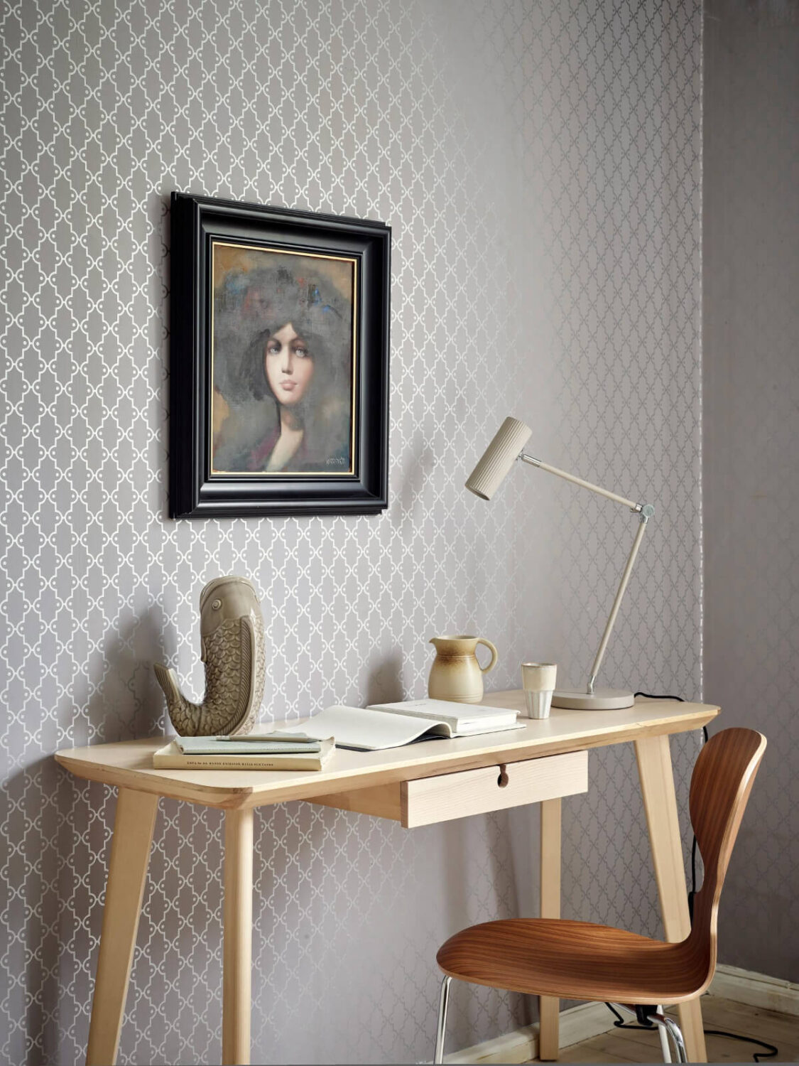 An Apartment with Original Details and a Stunning Period-Style Bathroom 21 bedroom desk ikea