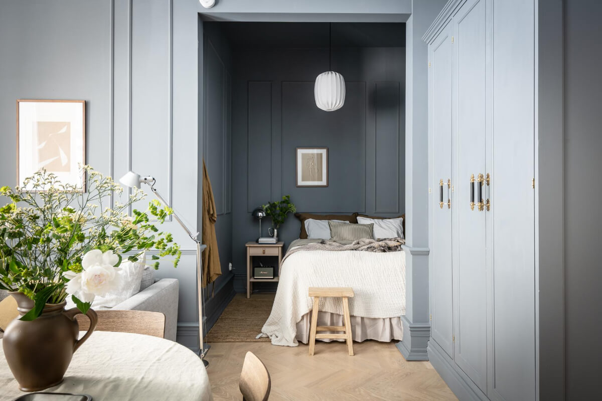 Best of 2025: Studio & Loft Apartments 18 bedroom niche and built-in wardrobes