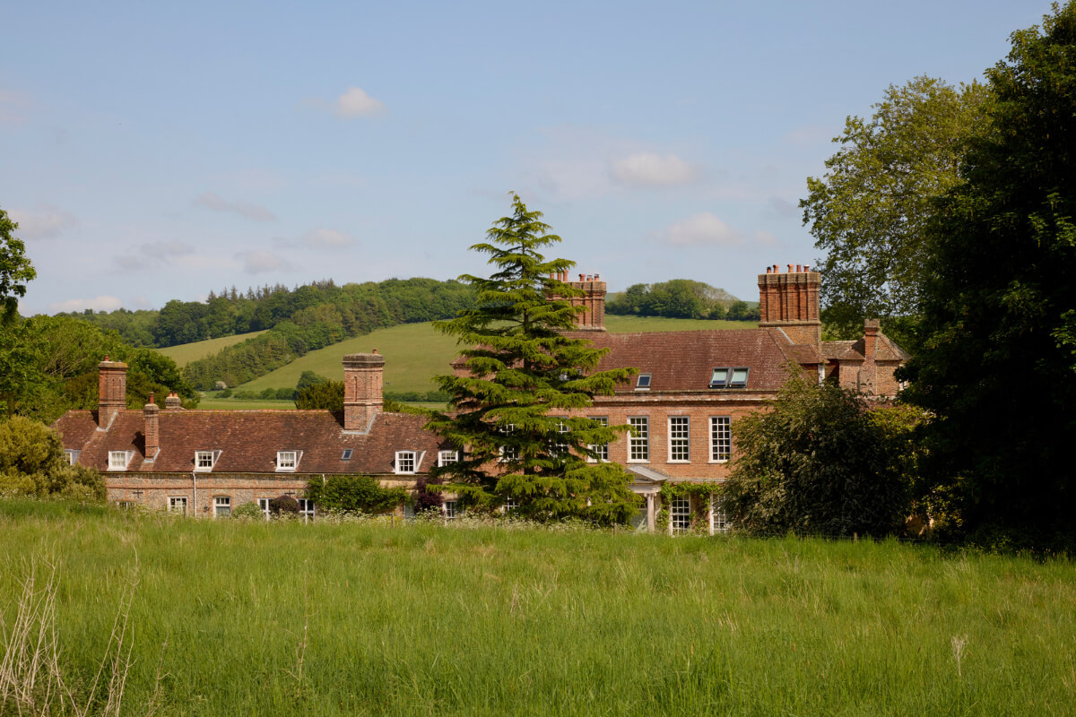 Pattern, Color, and Character in a Historic Country House Apartment 30 binderton house west sussex