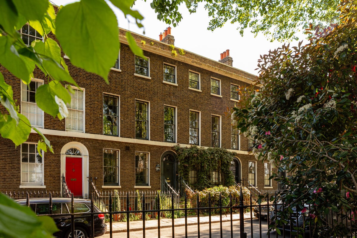 A Carefully Restored Georgian Townhouse in East London 30 exterior georgian house london