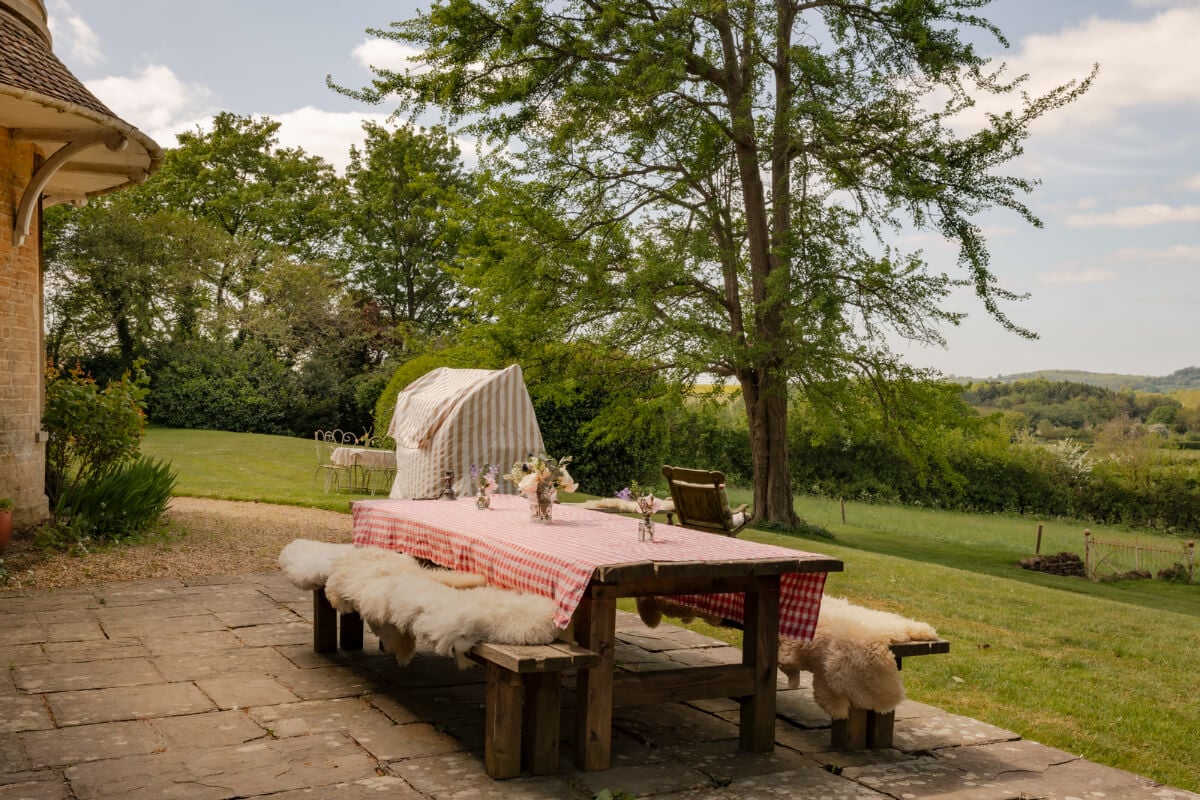 Pearl Lowe and Danny Goffey’s Eclectic Gothic Somerset Home Is For Sale 23 garden terrace