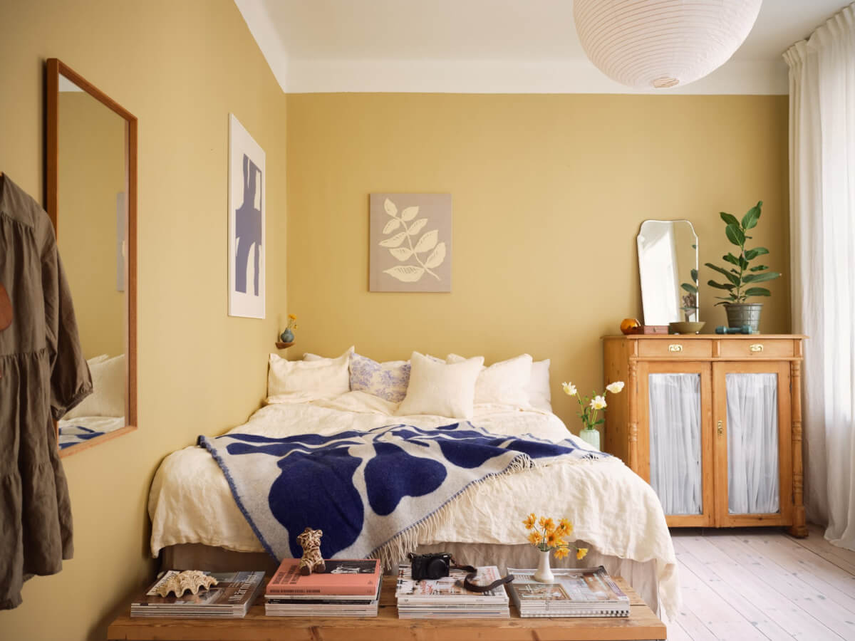 Best of 2025: Bedrooms 7 golden yellow bedroom wooden cabinet