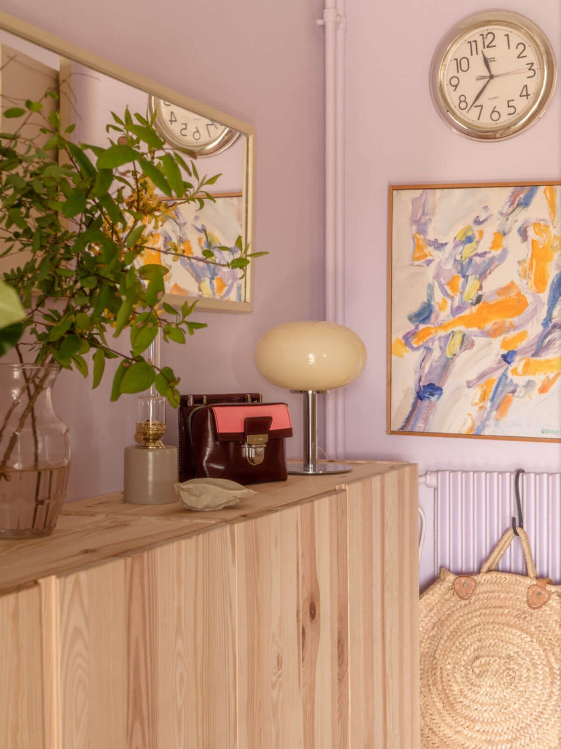 Best of 2025: Hallways 32 lavender walls hall ikea ivar cabinets