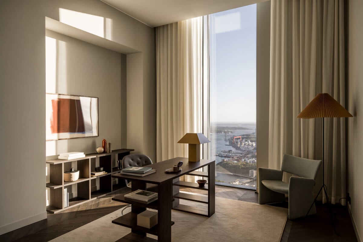 A Luxurious Three-Storey Penthouse in Sweden’s Tallest Residential Tower 16 modern home office