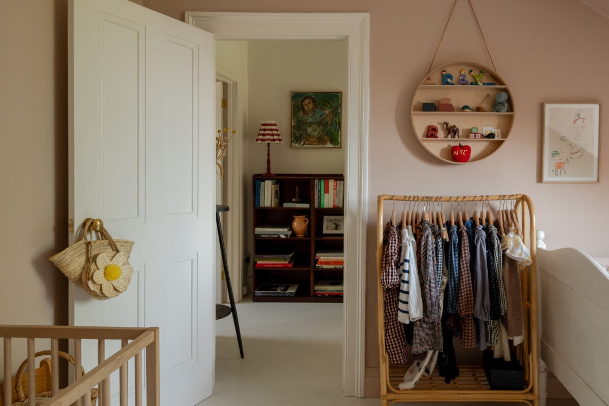 Contemporary and Classic Design in a Two-Bedroom London Duplex 16 pink kids bedroom