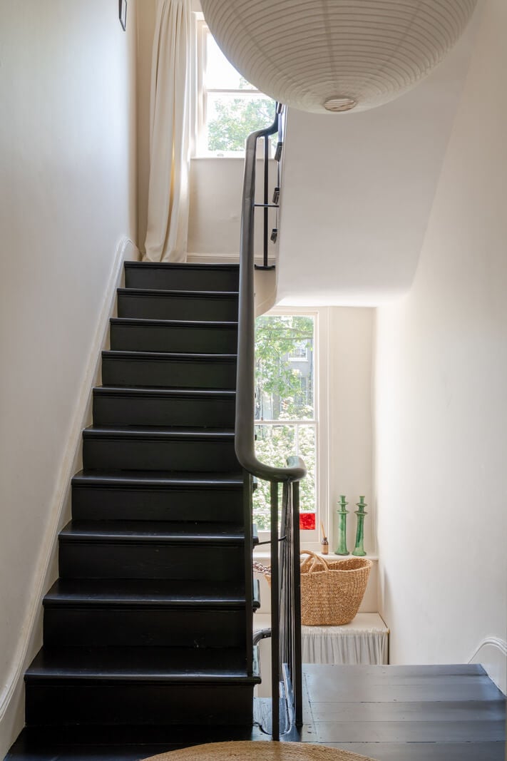 Contemporary and Classic Design in a Two-Bedroom London Duplex 11 staircase