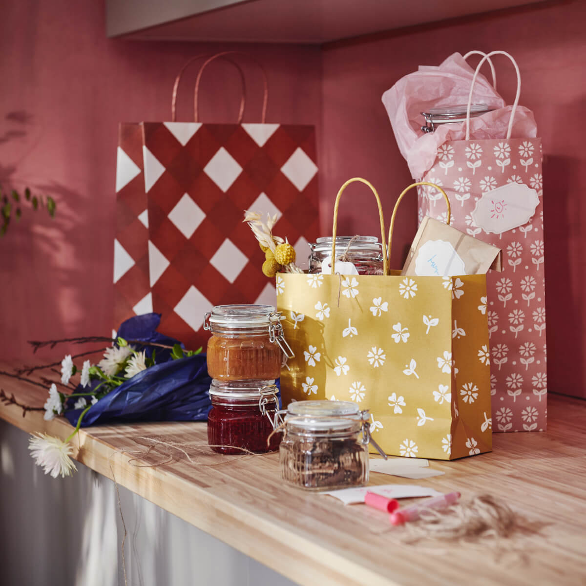 3 New IKEA Fall Collections for Food Preserving, Halloween, and Table Settings 26 IKEA_KOSSEBAR_gift bag