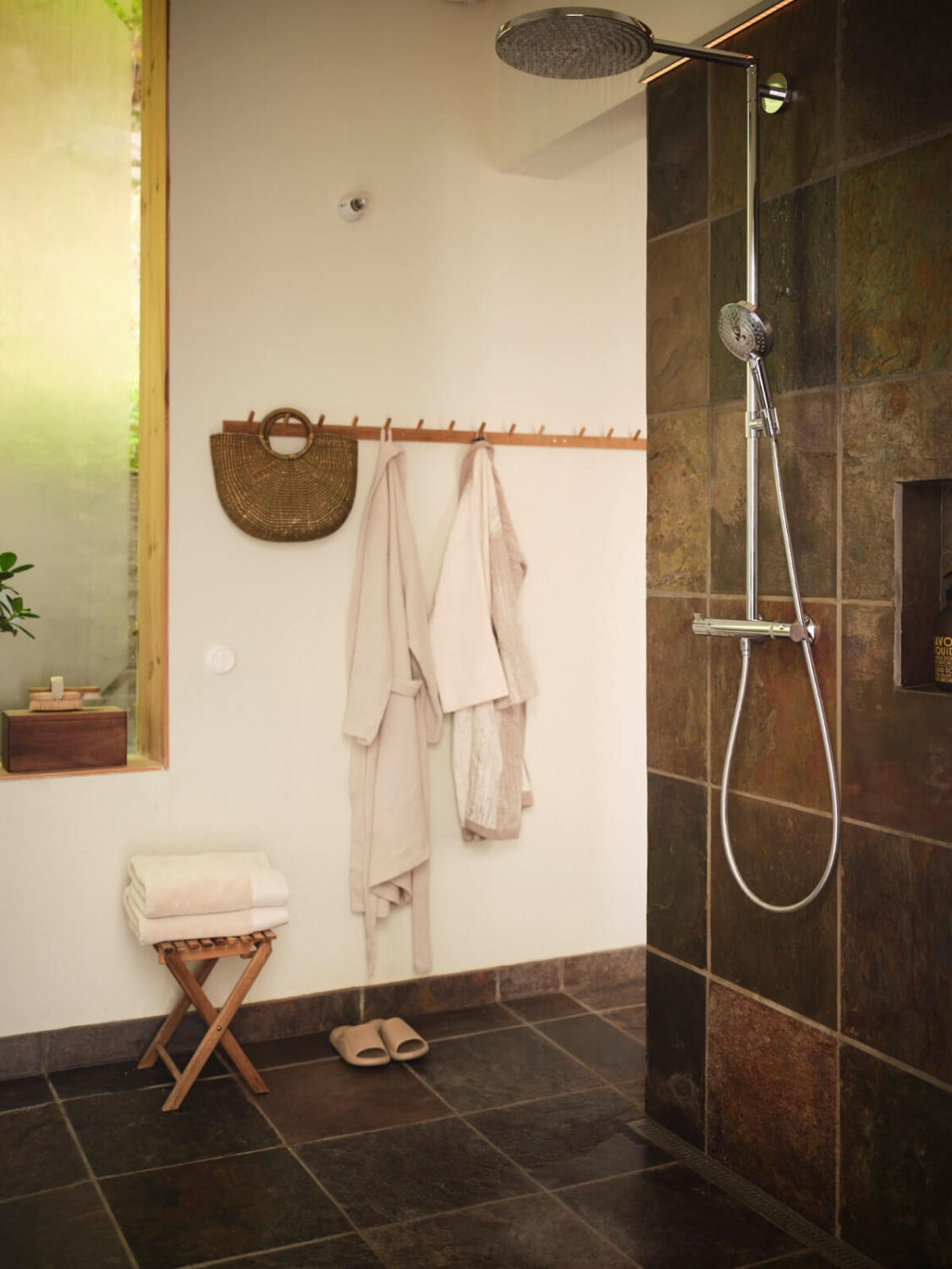 This Extended 19th Century Lakeside House is a Green Oasis in the City 23 bathroom shower