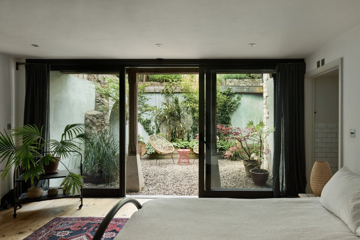 Unique Rooms and Historic Splendor in a Medieval English Country House 14 bedroom garden access glass sliding doors
