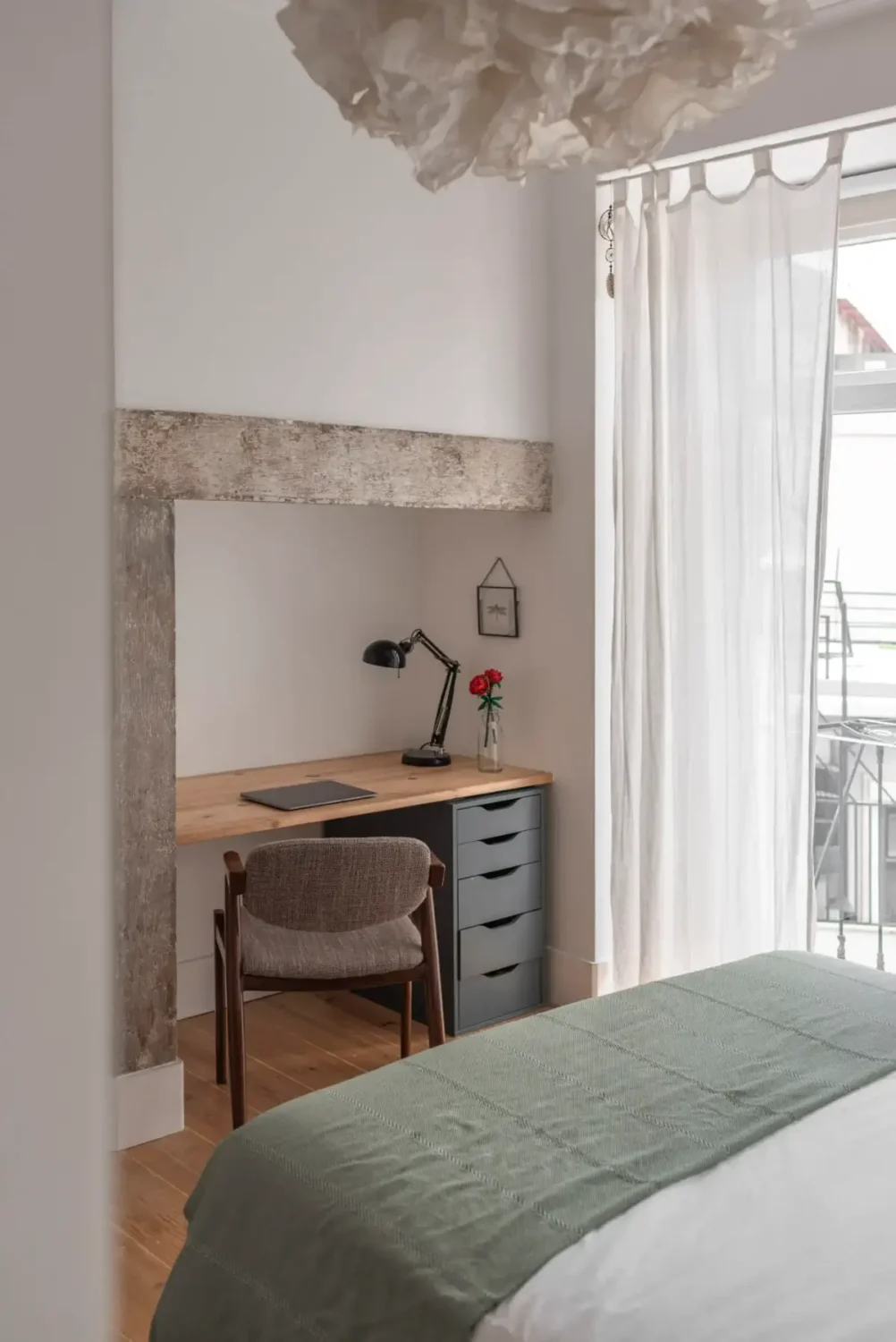 A Light-Filled Duplex Apartment in a Classical Lisbon Building 8 bedroom home office