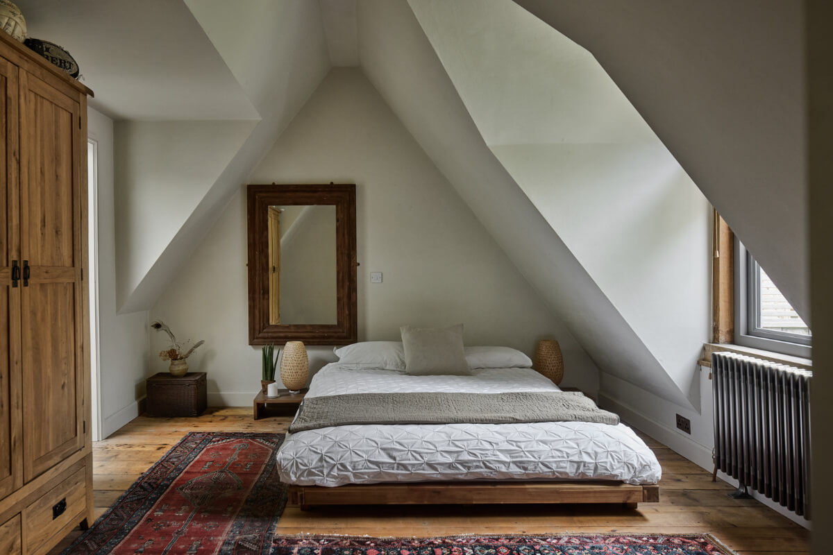 Unique Rooms and Historic Splendor in a Medieval English Country House 21 bedroom slanted ceilings