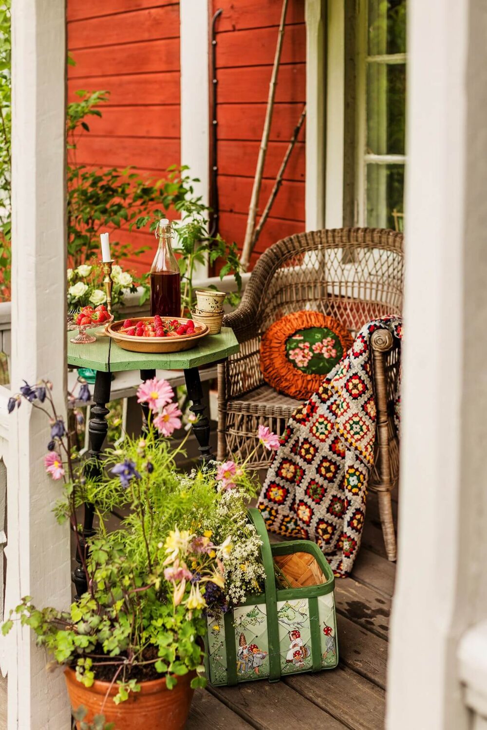 Best of 2025: Balconies and Gardens 51 bohemian-style porch seating