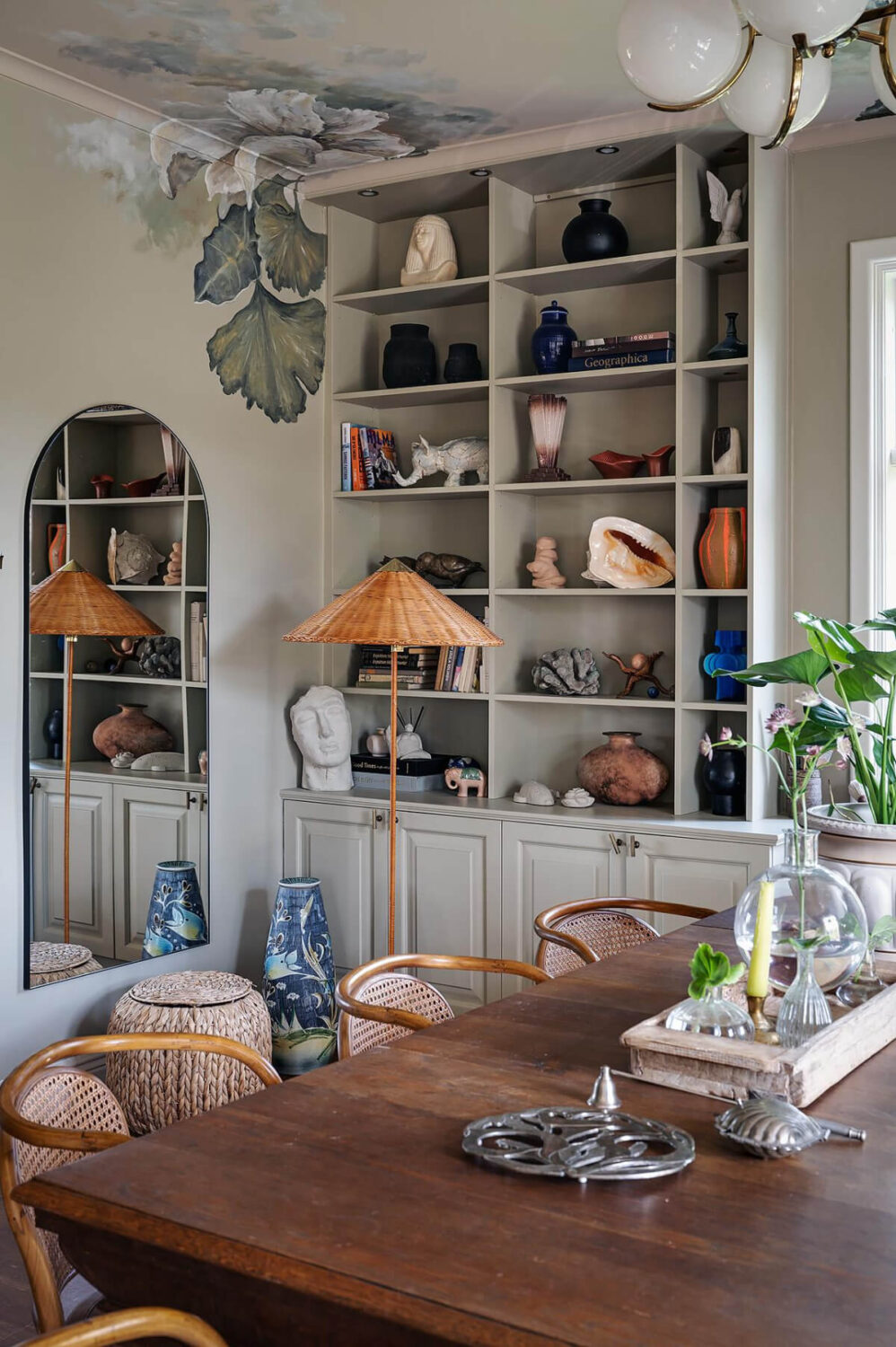 Best of 2025: Dining Rooms 2 built-in bookshelves dining room