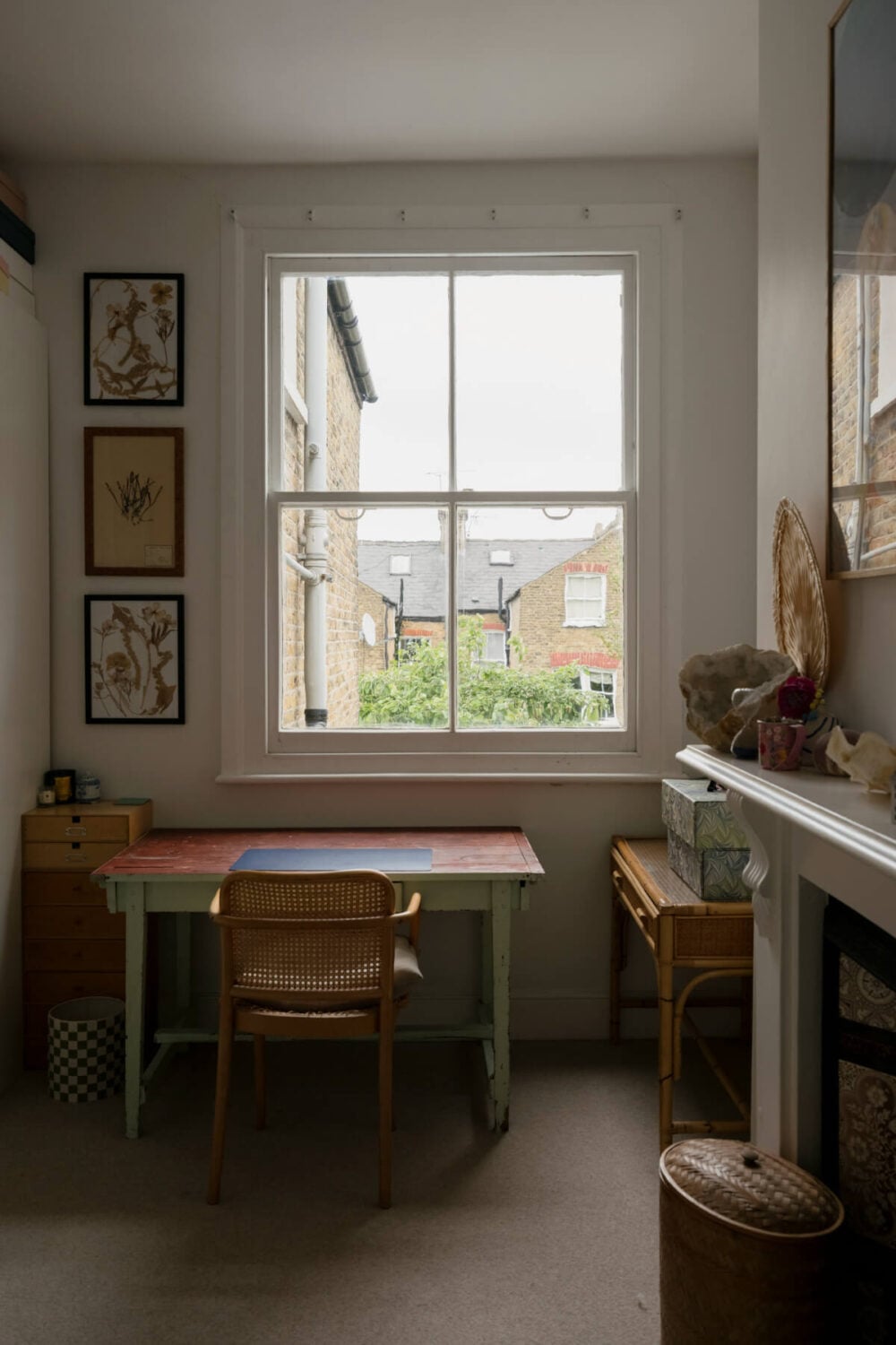 A Victorian Family House with a Tuscan-Inspired Kitchen Extension 25 desk under window