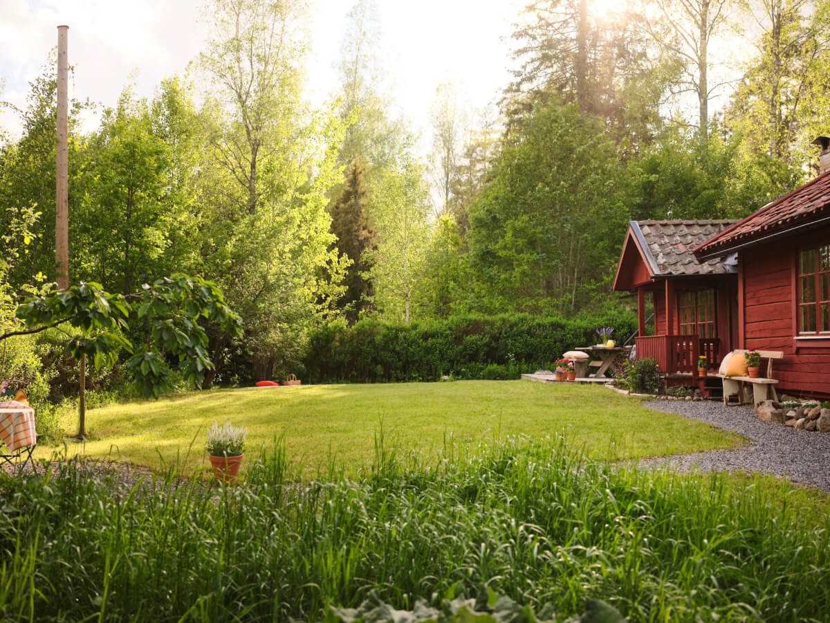 A Charming, Extended 19th-Century Log House in Sweden 35 garden log cabin