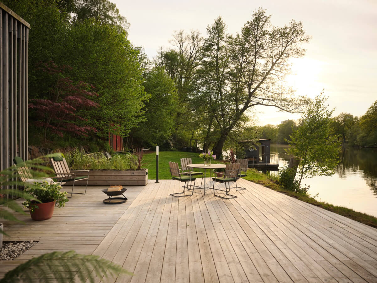 This Extended 19th Century Lakeside House is a Green Oasis in the City 44 garden terrace lakeside sauna