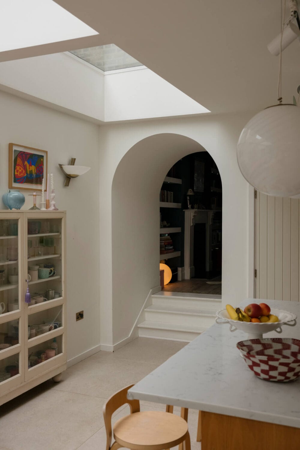 A Victorian Family House with a Tuscan-Inspired Kitchen Extension 19 kitchen extension skylights arched doorway
