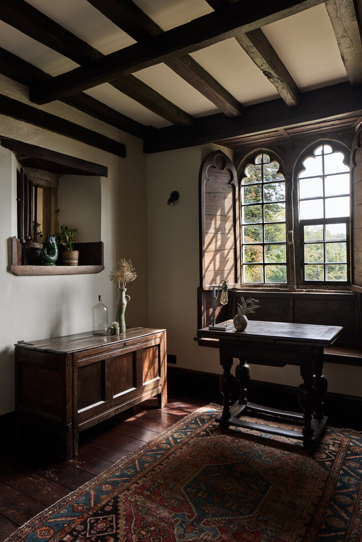 Unique Rooms and Historic Splendor in a Medieval English Country House 23 medieval manor interior