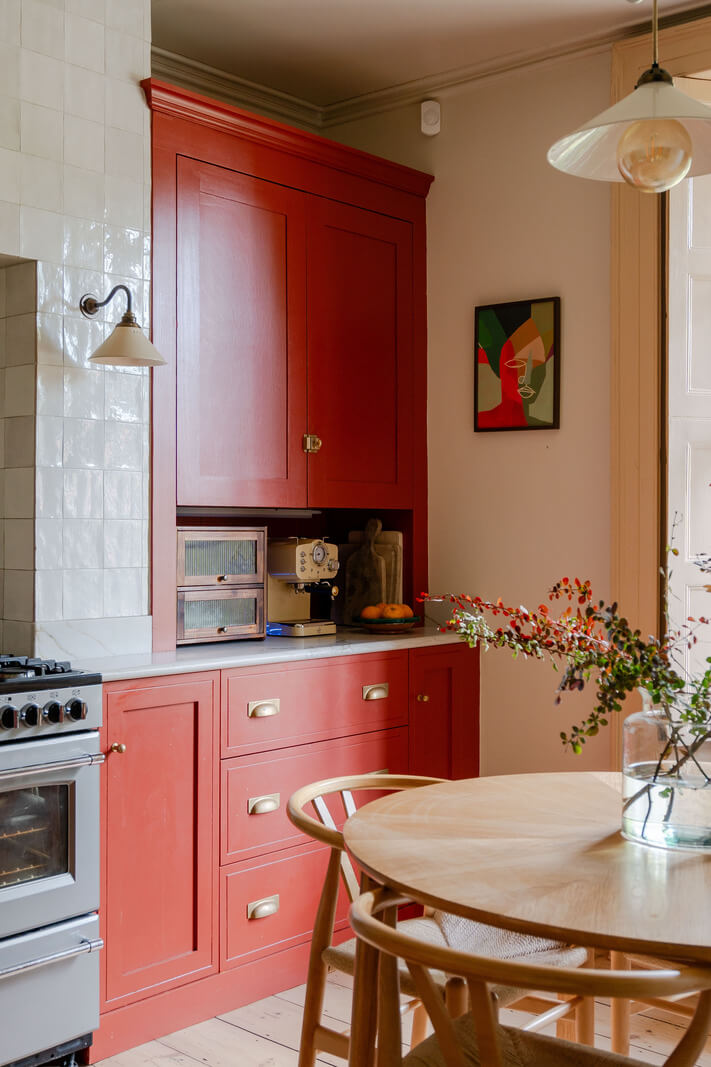 Best of 2025: Kitchens 82 red kitchen cupboards zellige tiles