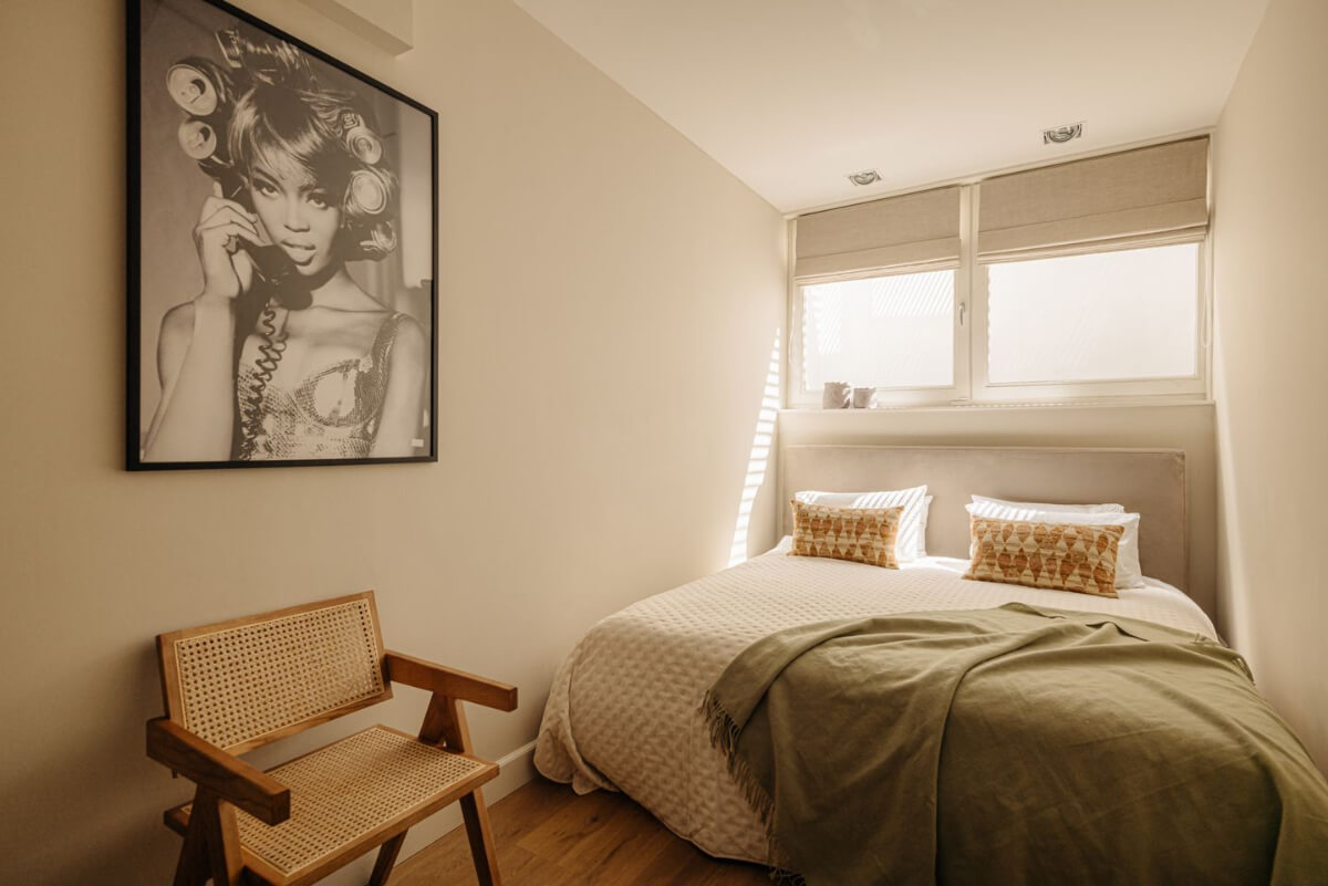 A Ground Floor Duplex Apartment with a Beautiful Modern Garden 17 small basement bedroom