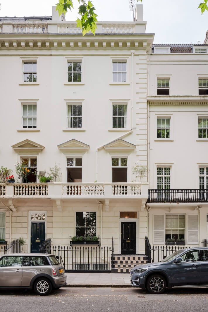 Historic Charm and Modern Design in a Light-Filled Pimlico Apartment 23 stylish white exterior london home