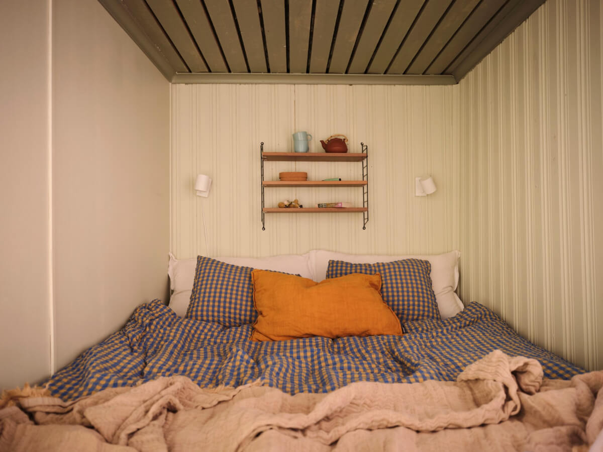A Charming, Extended 19th-Century Log House in Sweden 31 tiny bedroom