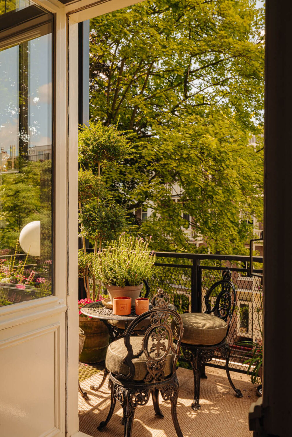 A Luxurious Parisian-Inspired Apartment in Amsterdam 7 balcony
