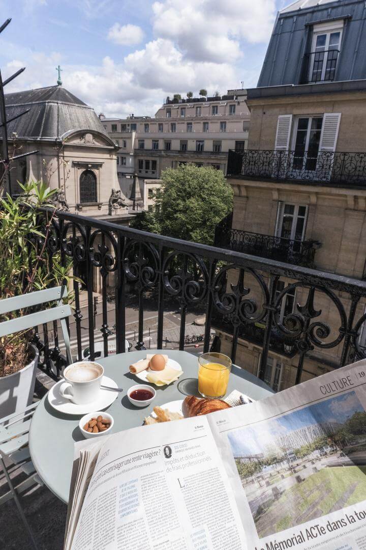 Where To Stay in the Latin Quarter of Paris 34 balcony with a view hotel oratio paris Where To Stay in the Latin Quarter of Paris