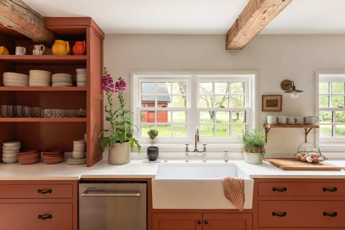A Reimagined Farmhouse by Corbin Bernsen and Amanda Pays Lists for $4.6 Million 13 butler sink