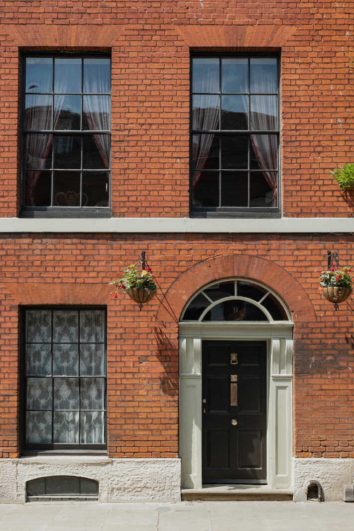 Medieval Craftsmanship & Georgian Elegance in an English Townhouse 35 front door historic english home Medieval Craftsmanship & Georgian Elegance in an English Townhouse