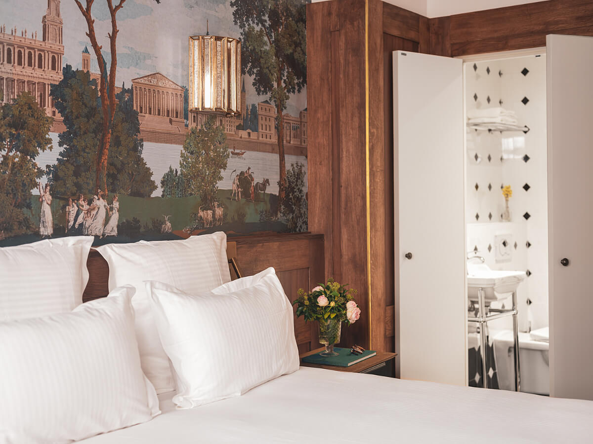 Where To Stay in the Latin Quarter of Paris 19 hotel room mural madeleine de senlis latin quarter paris nordroom Where To Stay in the Latin Quarter of Paris