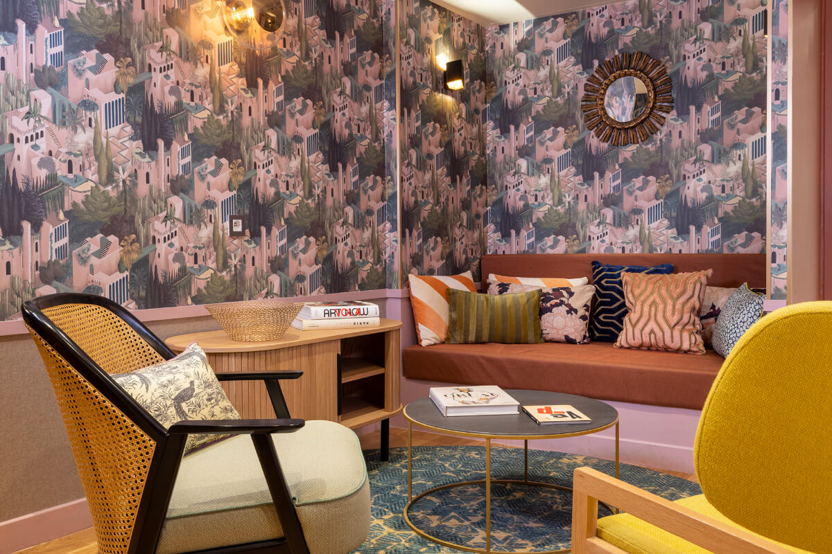 Where To Stay in the Latin Quarter of Paris 18 lobby hotel jardin de cluny Where To Stay in the Latin Quarter of Paris