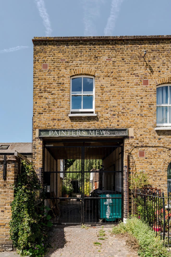 An Industrial Mews House with a Sebastian Cox deVOL Kitchen 27 painters mews