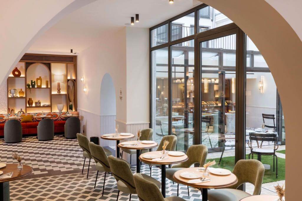 Where To Stay in the Latin Quarter of Paris 25 restaurant hotel grand coeur latin best design hotels latin quarter paris nordroom Where To Stay in the Latin Quarter of Paris