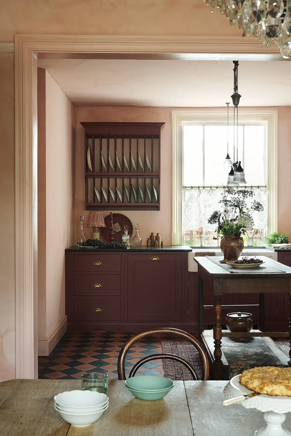 A Deep Red deVOL Kitchen with Vintage Elements in a Victorian Home 15 15.TheRealShakerKitchen deVOL LOW RES A Deep Red deVOL Kitchen with Vintage Elements in a Victorian Home
