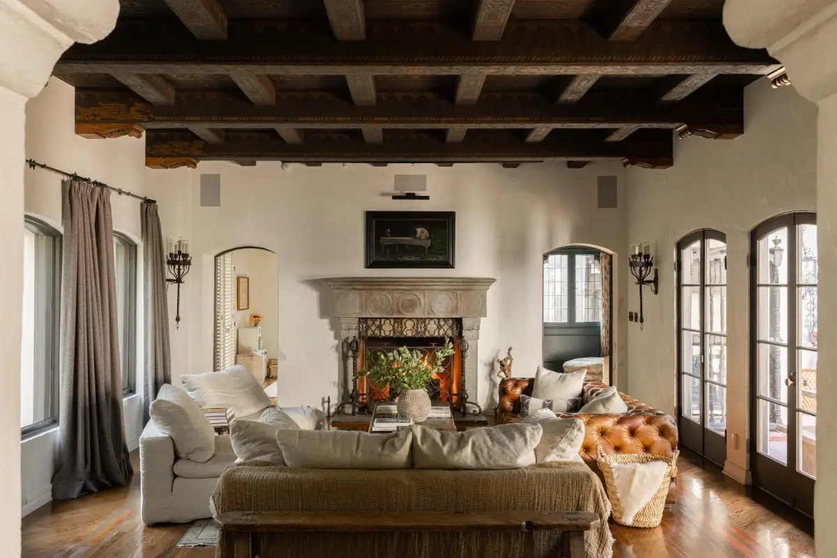 Aaron Paul Lists Spanish-Style Los Feliz Home with a Celebrity History 3 aaron-paul-lists-Spanish-style-Los-Feliz-house-nordroom19