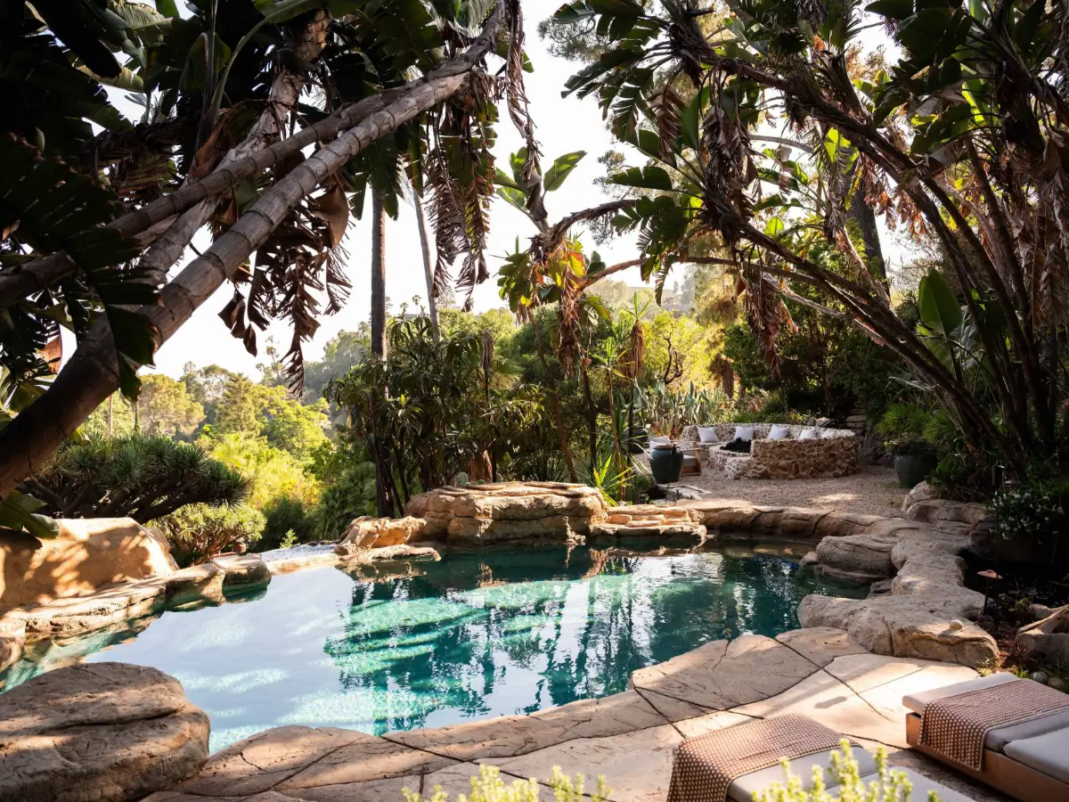 Aaron Paul Lists Spanish-Style Los Feliz Home with a Celebrity History 34 aaron-paul-lists-Spanish-style-Los-Feliz-house-nordroom8