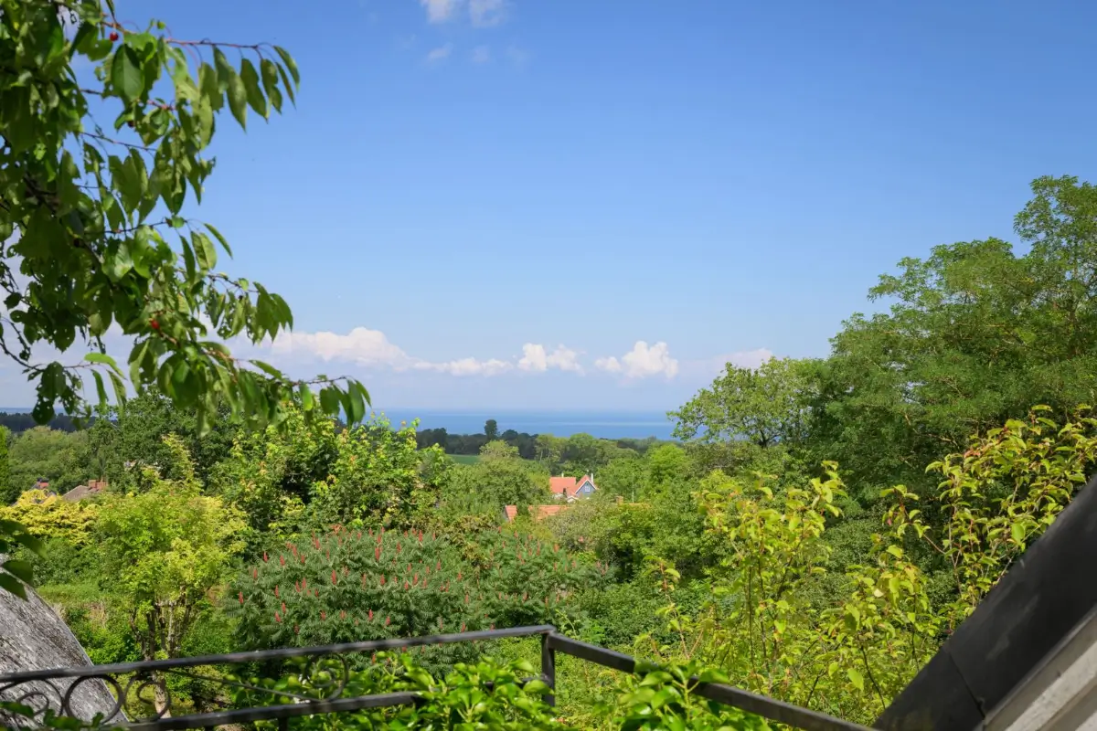 Historic Character and a deVOL Kitchen in a Swedish Country House 30 balcony view